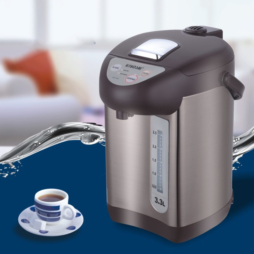 Kiyoshi Electric Thermo Water Pot 3.3Lbb BM 33BU Japanese Style home department item now selling in toronto, richmond hill, Markham and north york at one's better living