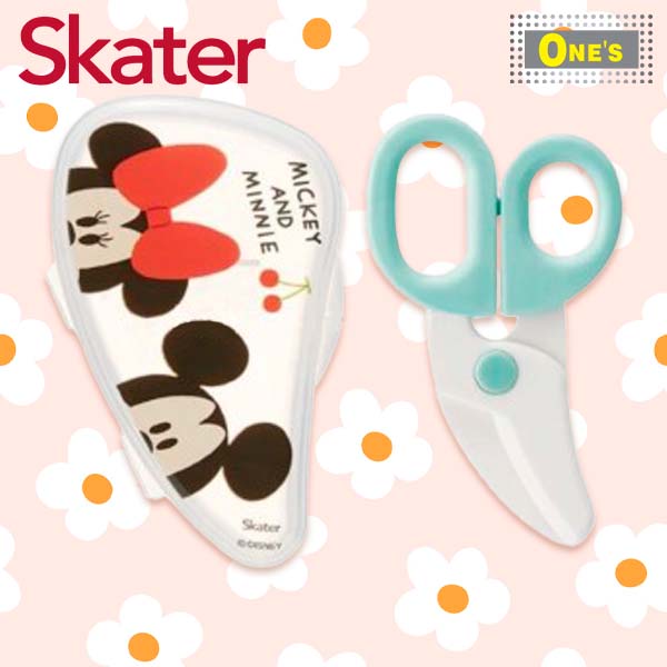 Skater import from Japan BABY SCISSORS food Disney Mickey Mouse
