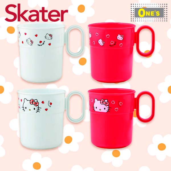 Skater import from Japan cup set of 4 Sario Hello Kitty